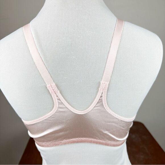 Victorias Secret Vintage 90s Pink Satin Push Up 34C Bra - Picture 4 of 7